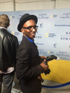 Gerald Pierre at Saints & Strangers Premiere Gerald Pierre at Saints & Strangers Premiere